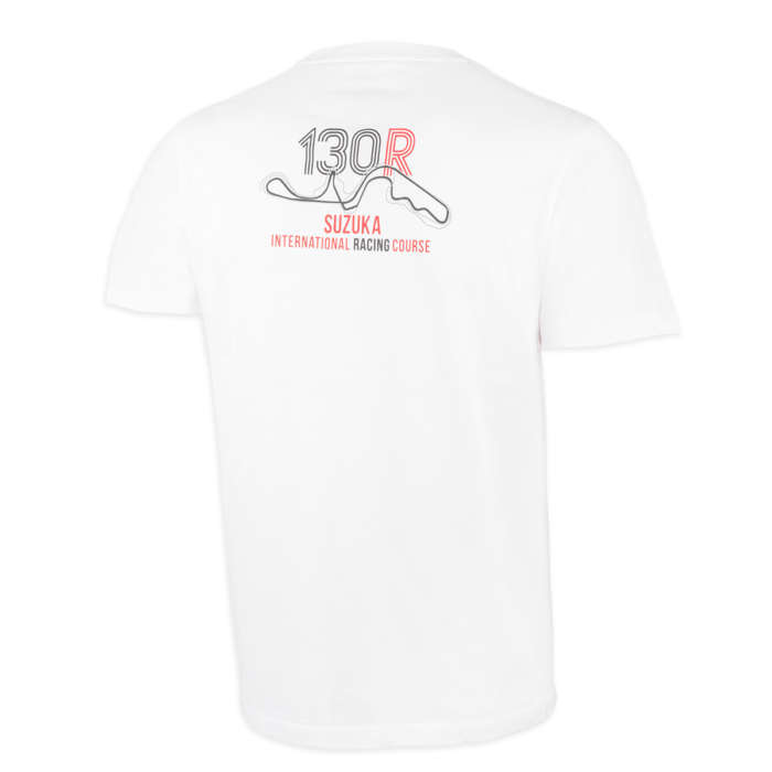 CAMISETA 130R SUZUKA CIRCUIT WHITE - Imagen 2