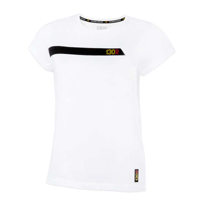 T-SHIRT 130R STRIPE LADY WHITE