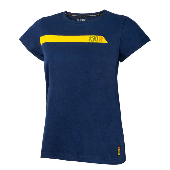 CAMISETA 130R STRIPE LADY NAVY