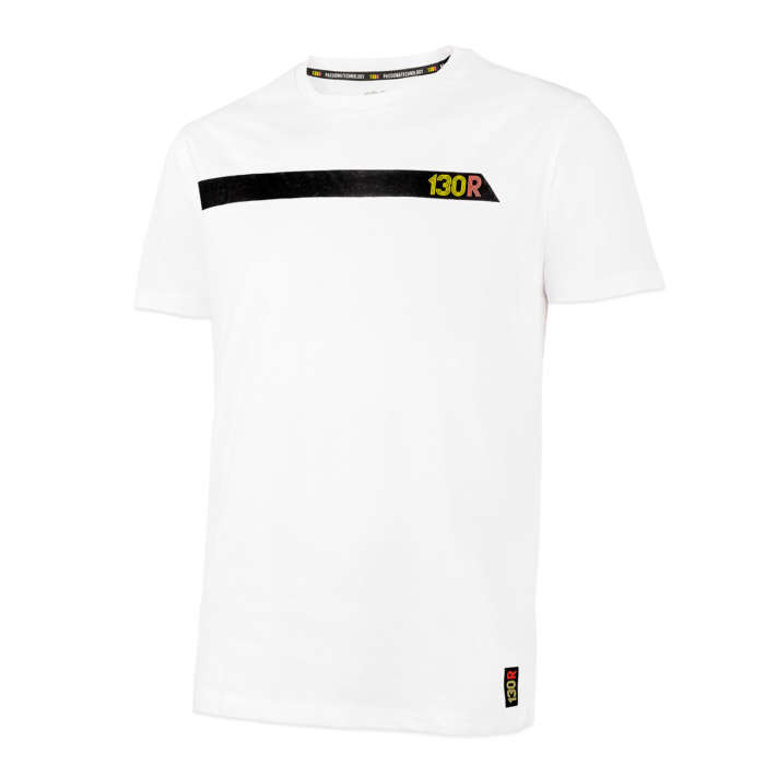 CAMISETA 130R STRIPE WHITE