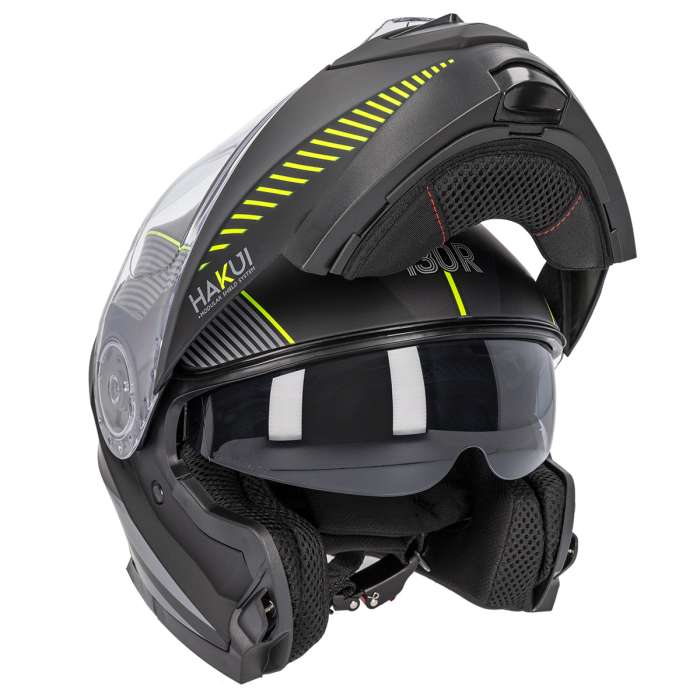 HAKUI V2 STELLAR MATT BLACK/YELLOW FLUO - Imagen 9