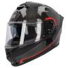 HELMET 130R KASHIMA CARBON GT GLOSS BLACK RED