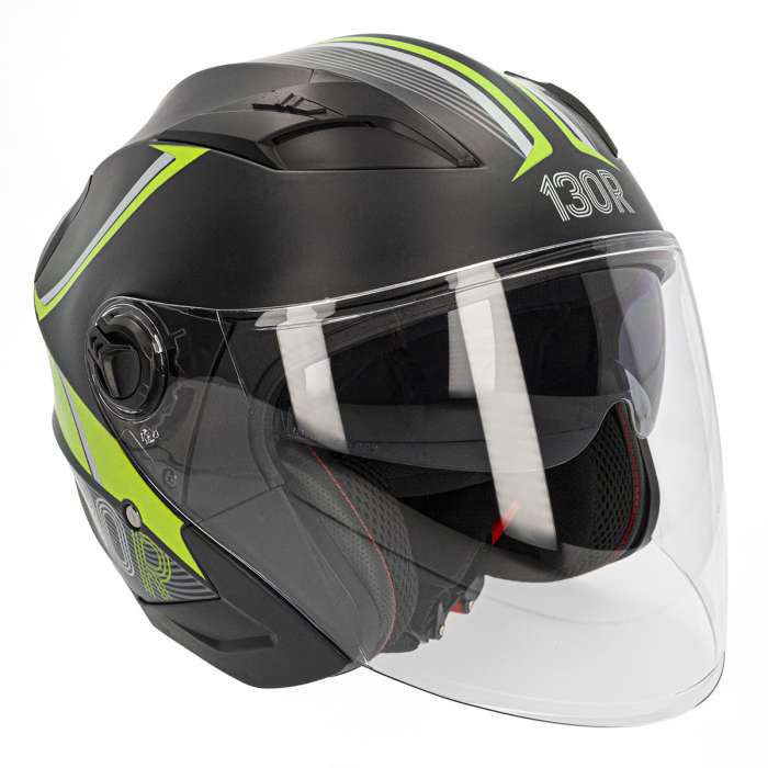 HELMET 130R ARIDA V2 BLACK MATT YELLOW - Image 6