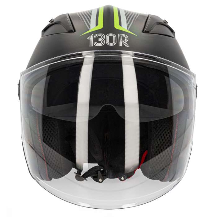 HELMET 130R ARIDA V2 BLACK MATT YELLOW - Image 7